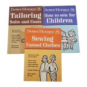M01 * Better Homes & Gardens Sewing Books Set Of 3